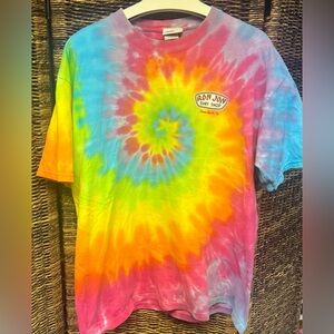 Ron‎ Jon Adult- Tie-Dye T-Shirt, Size:XLarge, Less Stress More Fun, 1990’s